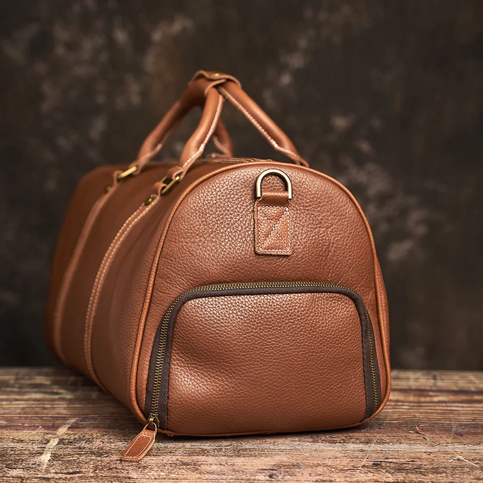 Retro Leather Travel Bag