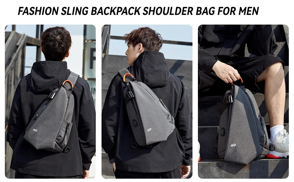 Men Crossbody Sling Bag