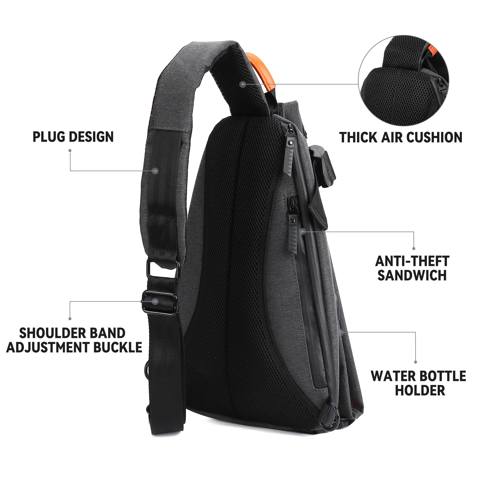 Men Crossbody Sling Bag