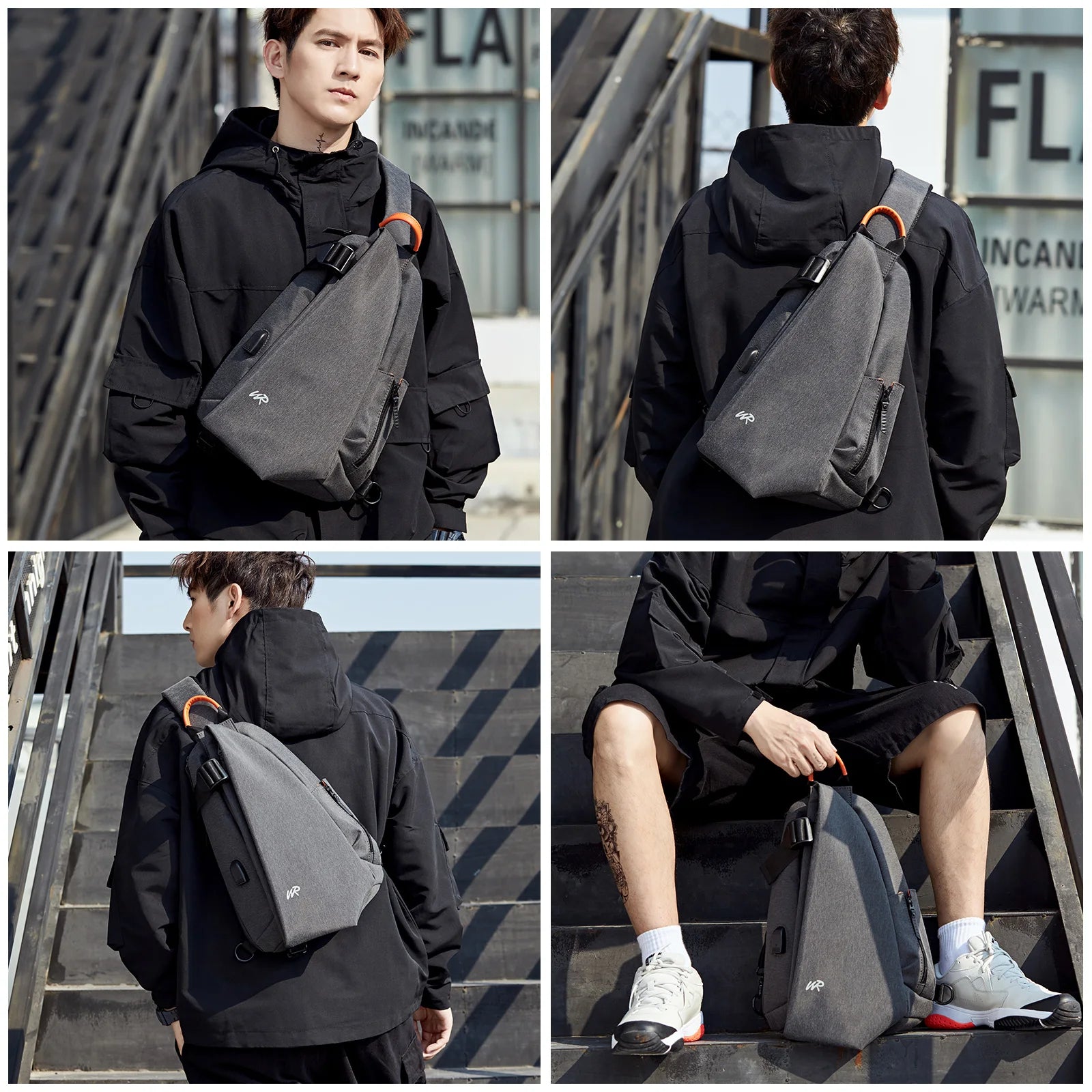 Men Crossbody Sling Bag