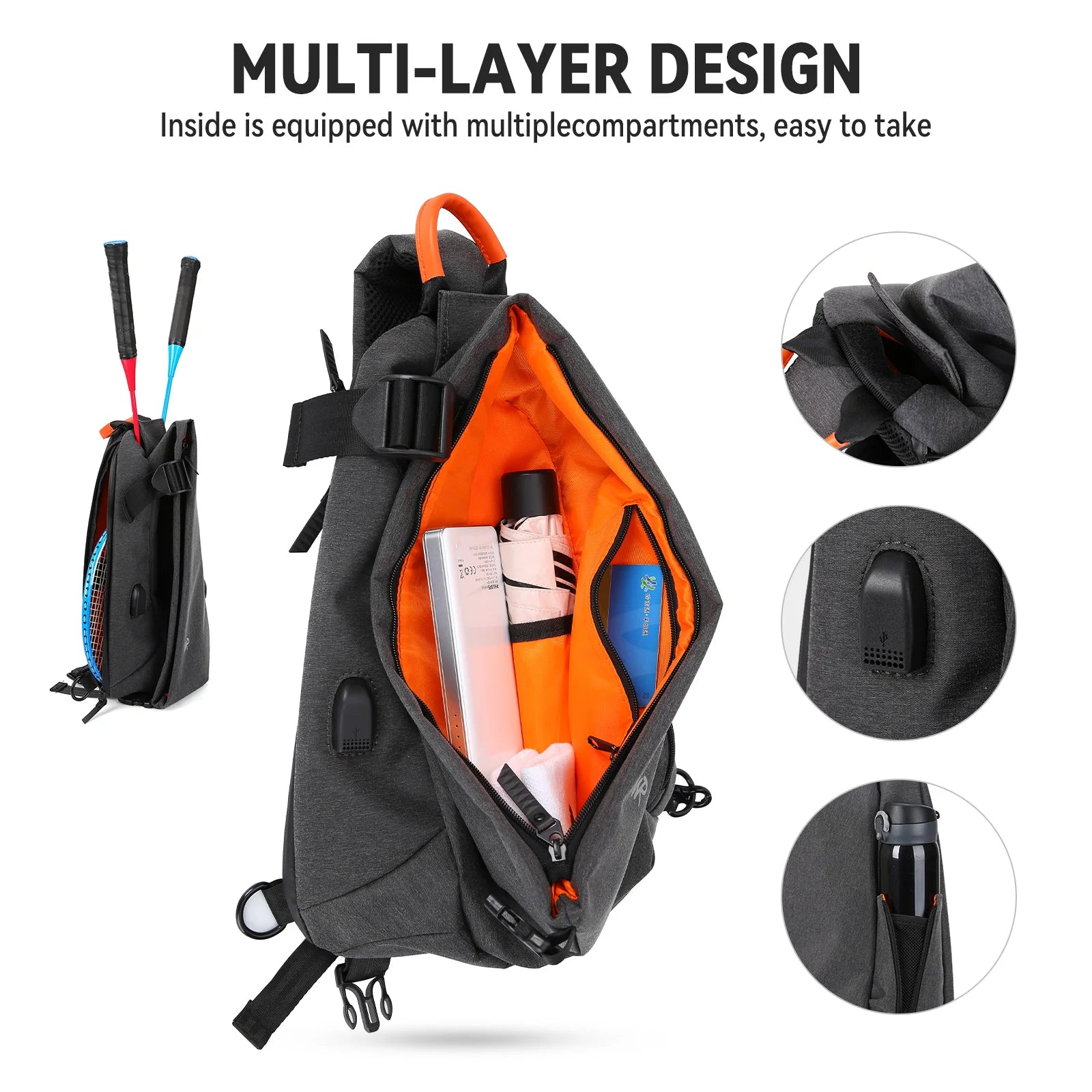 Men Crossbody Sling Bag