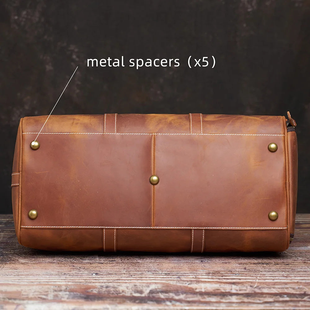 Retro Leather Travel Bag