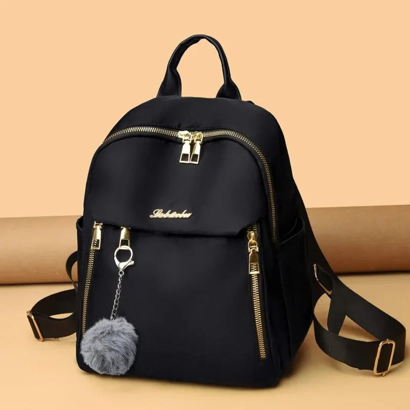 Simple Black Backpack