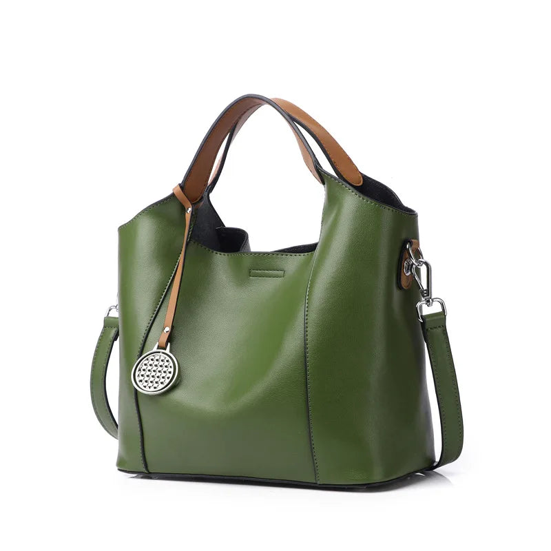 Casual leather bag