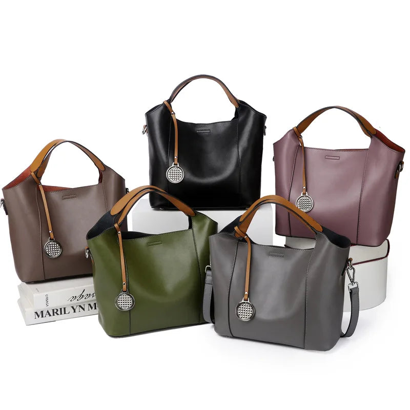 Casual leather bag